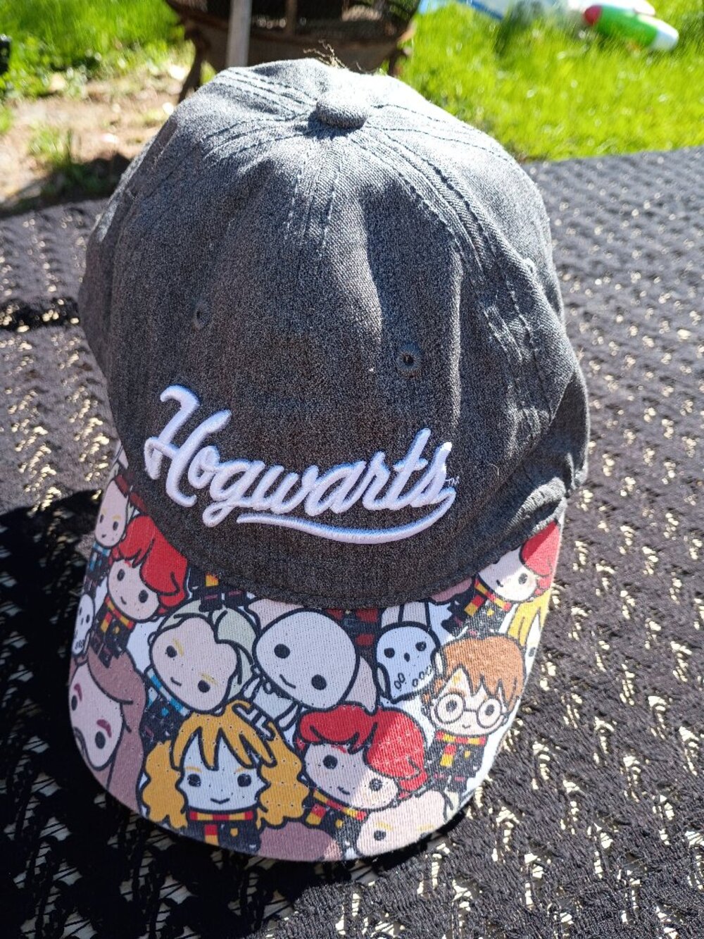Harry Potter Hogwarts Adjustable Cap Chibi Baseball Hat Strapback Cap